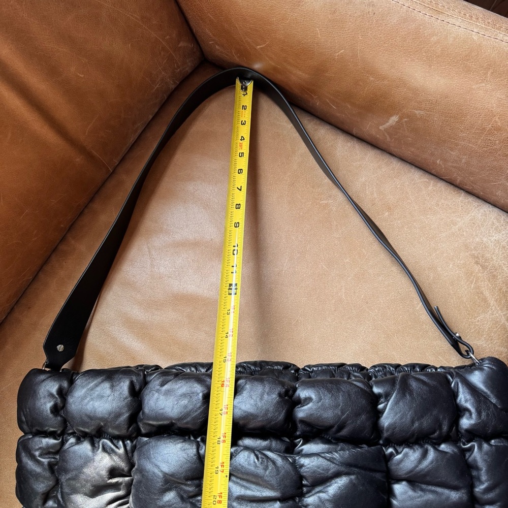 COS Black Quilted Puffer Shoulder Clutch - Picture 8 of 13